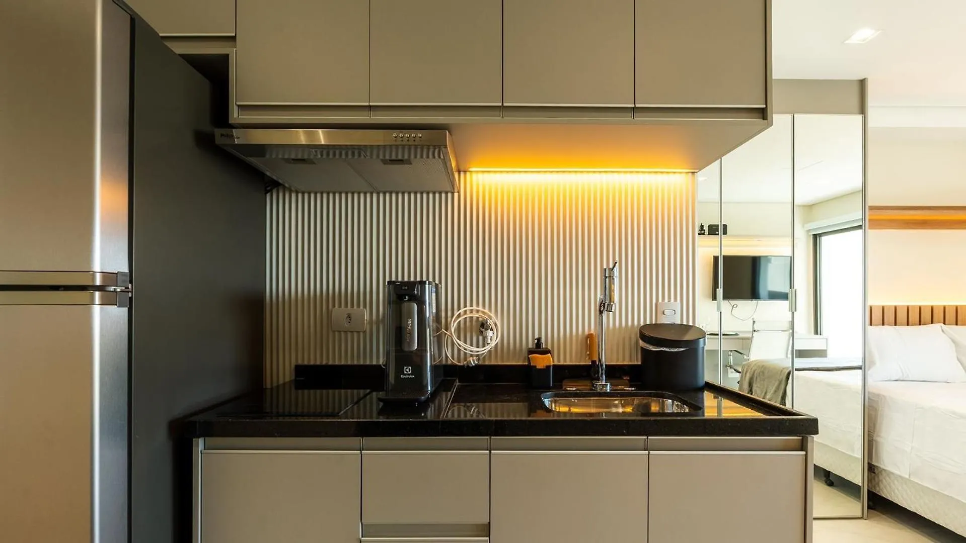 度假居 Alto Madalena - Studios De Luxo Com Piscina Panoramica 圣保罗